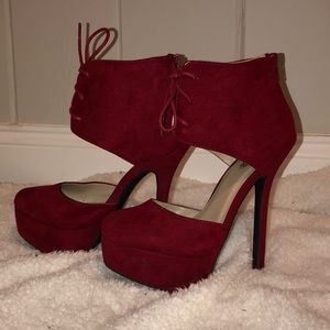 Charlotte Russe Red Stiletto Heels